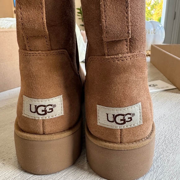 UGG Brown Suede Winter Boots - Picture 2 of 4